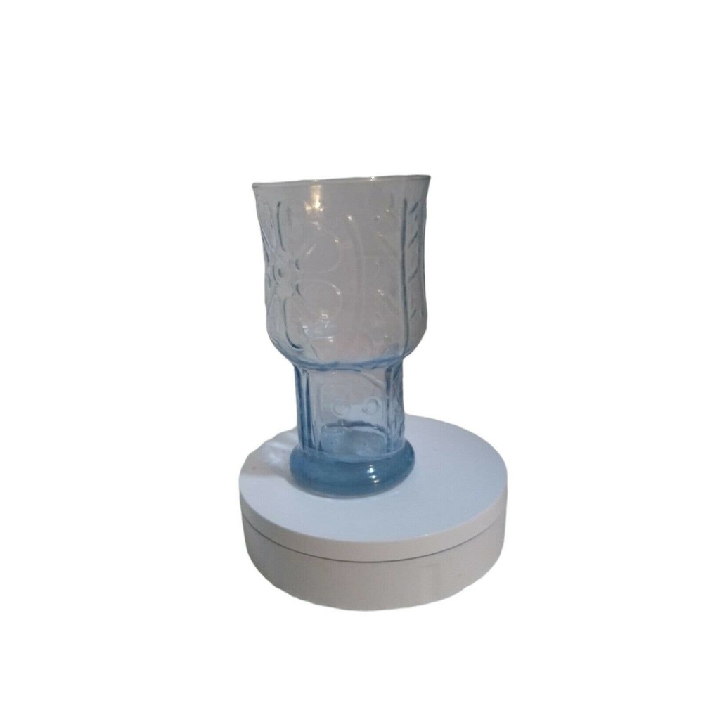 Libbey Country Garden Ice Blue Tumbler (2)